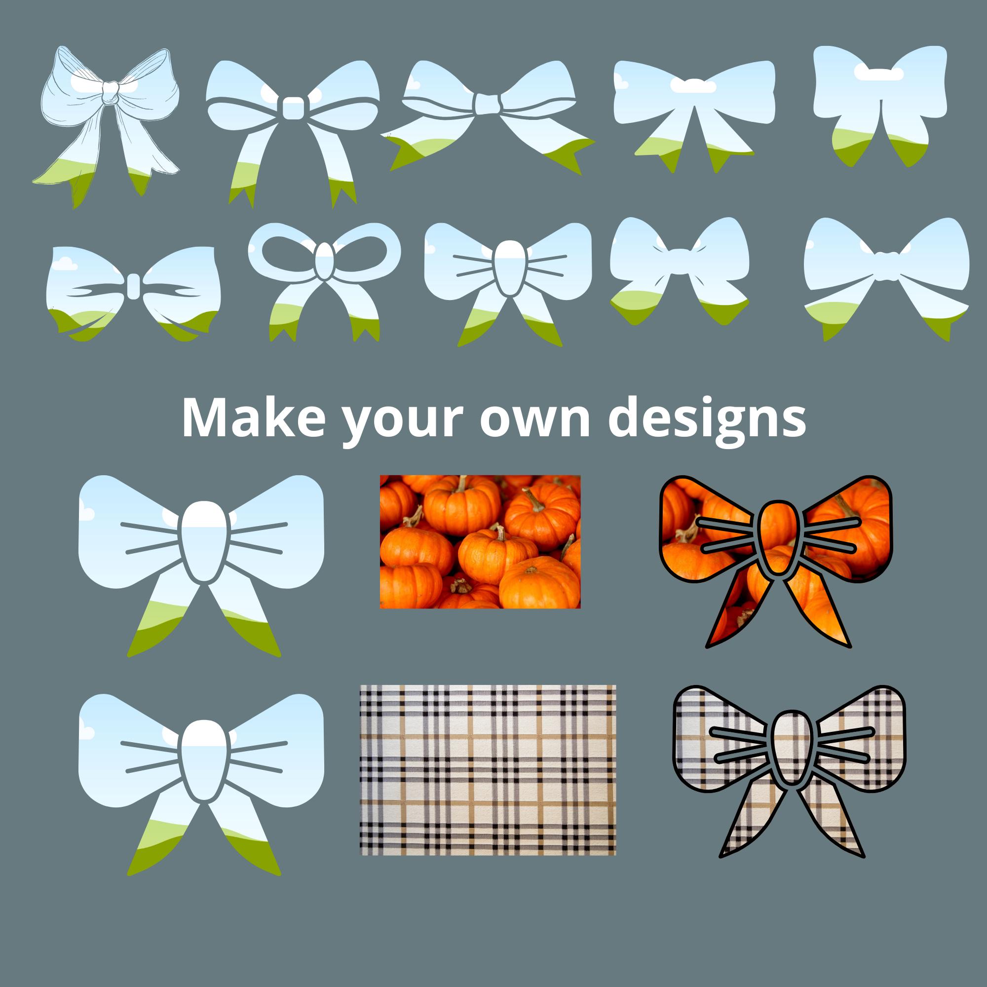 Bow Canva Frame Template ,drag and Drop File, Coquette Smart Frames ...