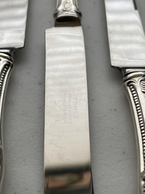 Antique TOWLE Sterling Handle Stainless Blade/knife Collonial