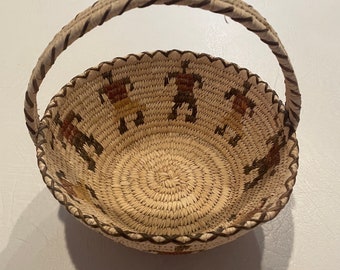 Genuine Papago Indian Basket from the 1970s