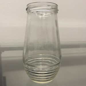 Vintage Ball 8 oz Flute Mouthed Condiment Mason Jar With Bottom Ridges