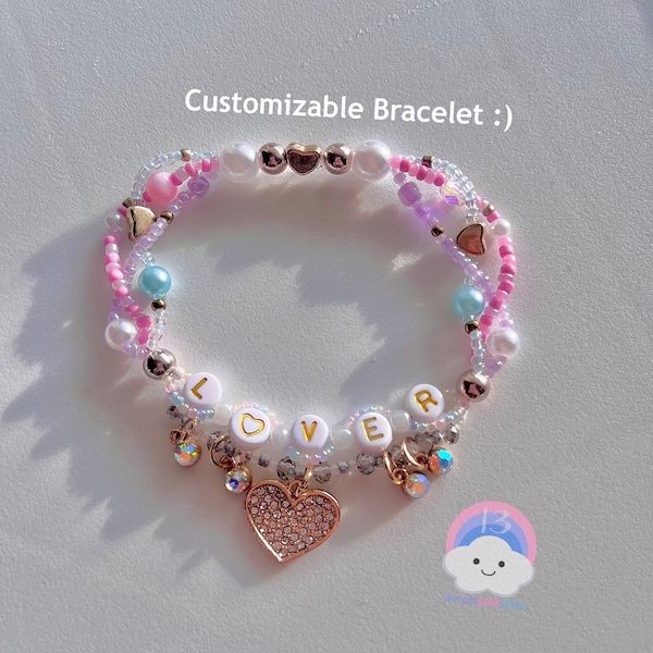 Cute Customizable Handmade Friendship Bracelet/Choker/Phone Charm (various style options)