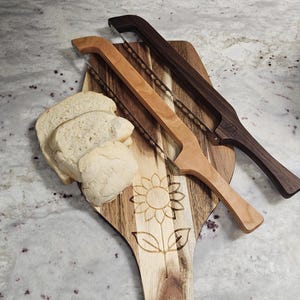Brotmesser mit Gravur | Bakers Sauerteig Brotmesser | Personalisiertes Brotbogenmesser | Personalisierte Küche Geschenk
