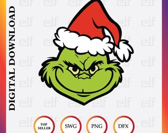 Merry Grinchmas SVG, Merry Christmas Svg, Xmas Holiday Svg, Pink Christmas Svg, Grinchy On The Inside Candle On The Outside Svg, Cricut File