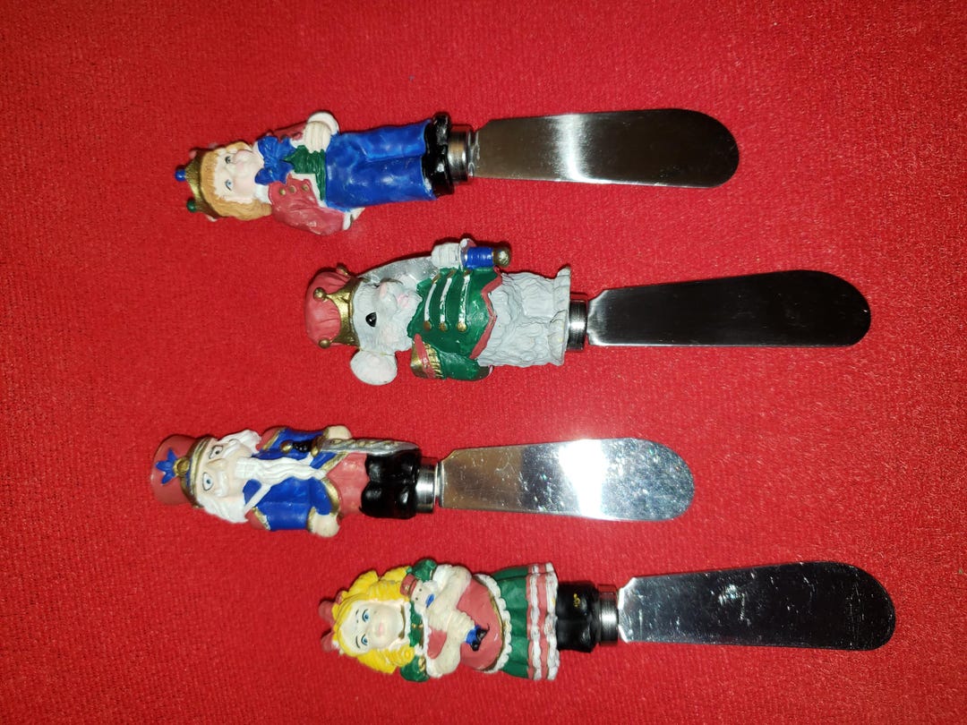 Holiday Cheese Knives Set, Nutcracker Charcuterie (free Snowman — free download