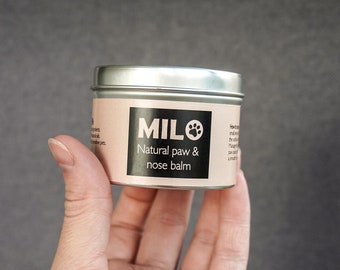 Natural dog PAW BALM protecting and moisturising cream for dogs paws