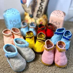 Handmade Baby Booties – Soft Crochet Shoes, Newborn Gift Idea