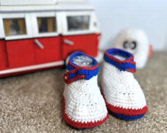 Hand-Knitted Baby Shoes - Perfect Gift for Newborns & Infants | Crochet Baby Sneakers and Booties