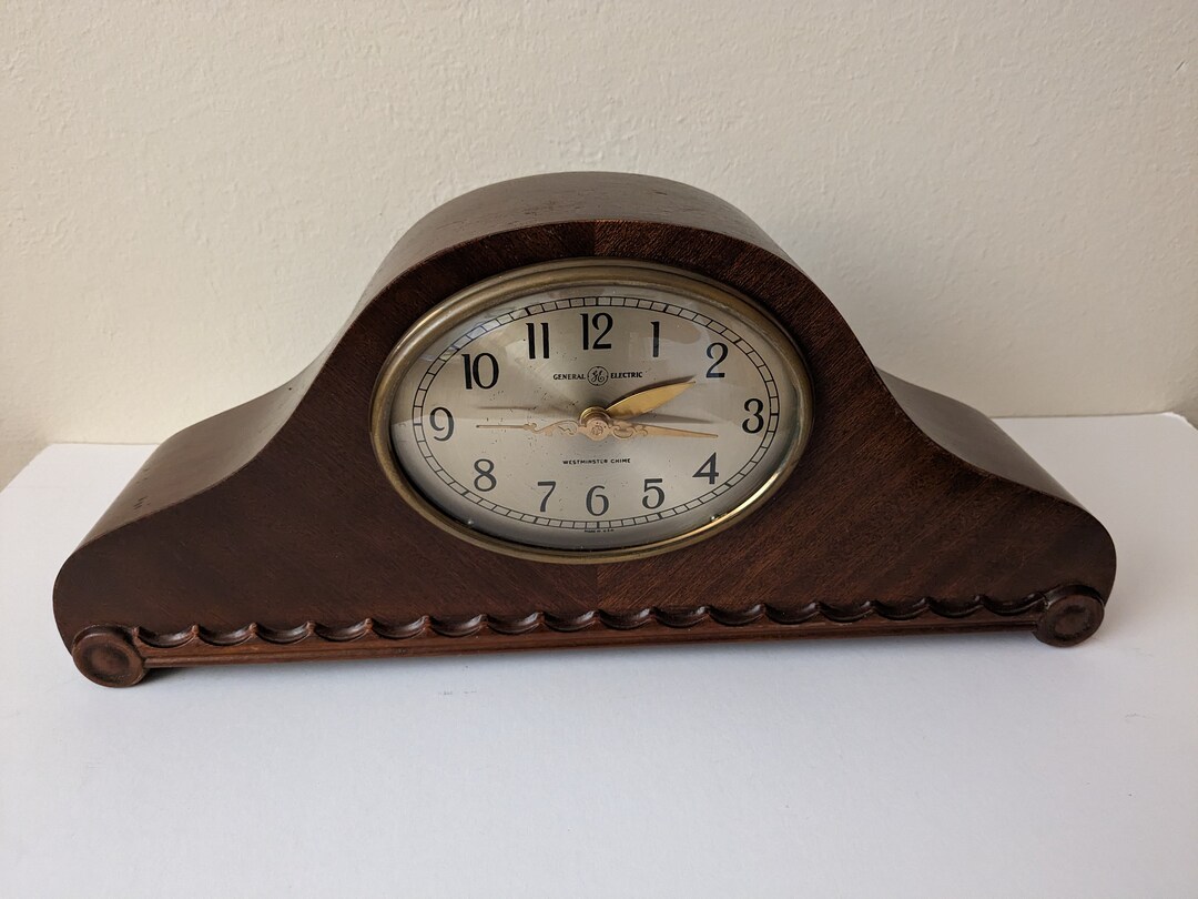 General Electric Mantle Clock 1949 Etsy