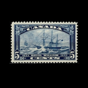 Canada Postage Stamp - 1933 - Scott #204 - Mint Light Hinged - Ship Royal William