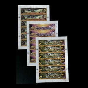 United Nations Stamps - 1993 - Environment - Climate Souvenir Sheets Complete Set of 3 Complete Sheets - Mint-Unused and Never Hinged