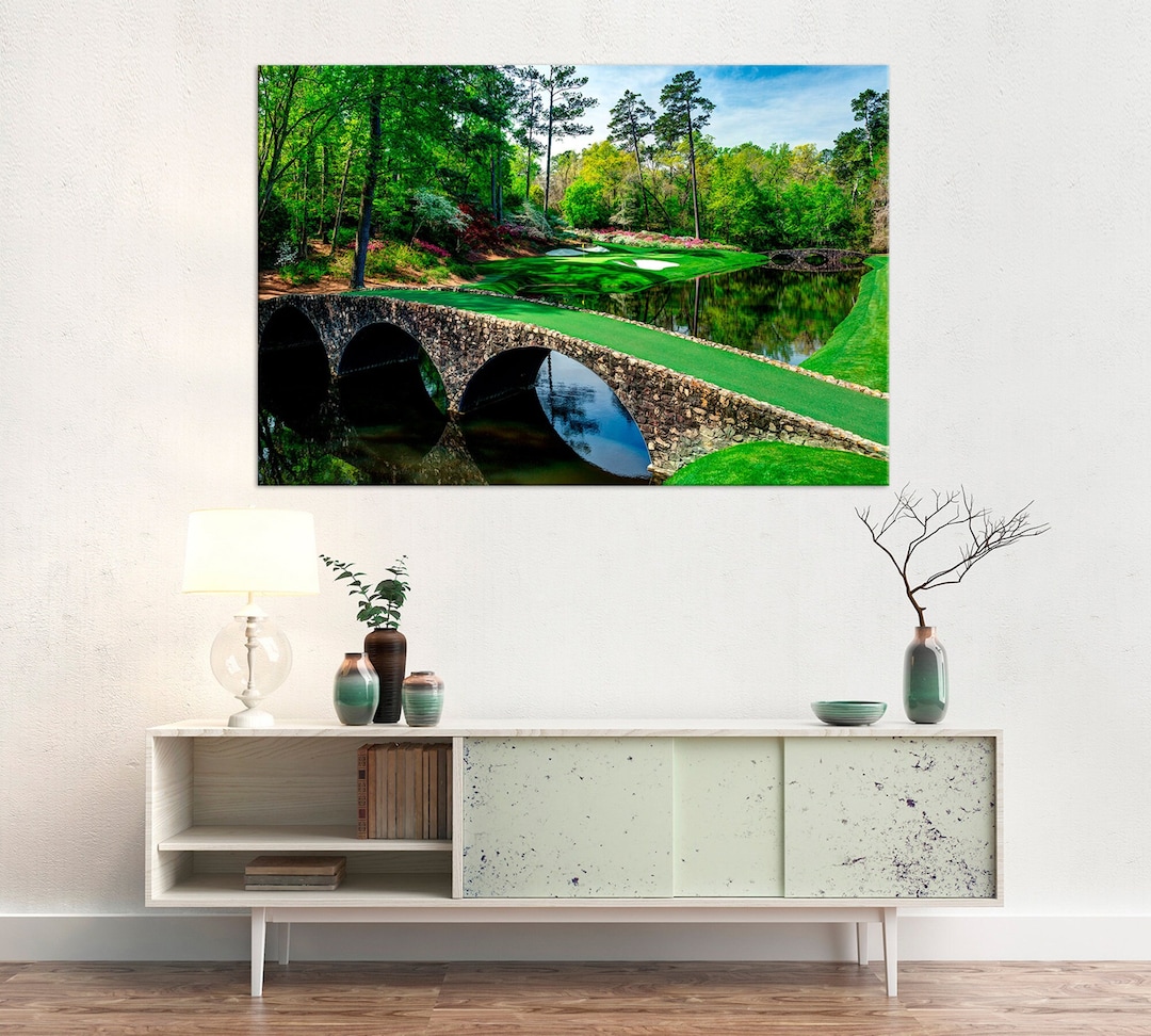 Large Golf Field Photo Green Wall Art Living Room Decor Golf Gifts ...