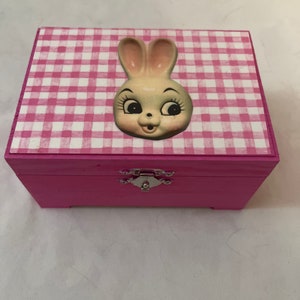 Bunny and Bird Kitsch Small Keepsake Box