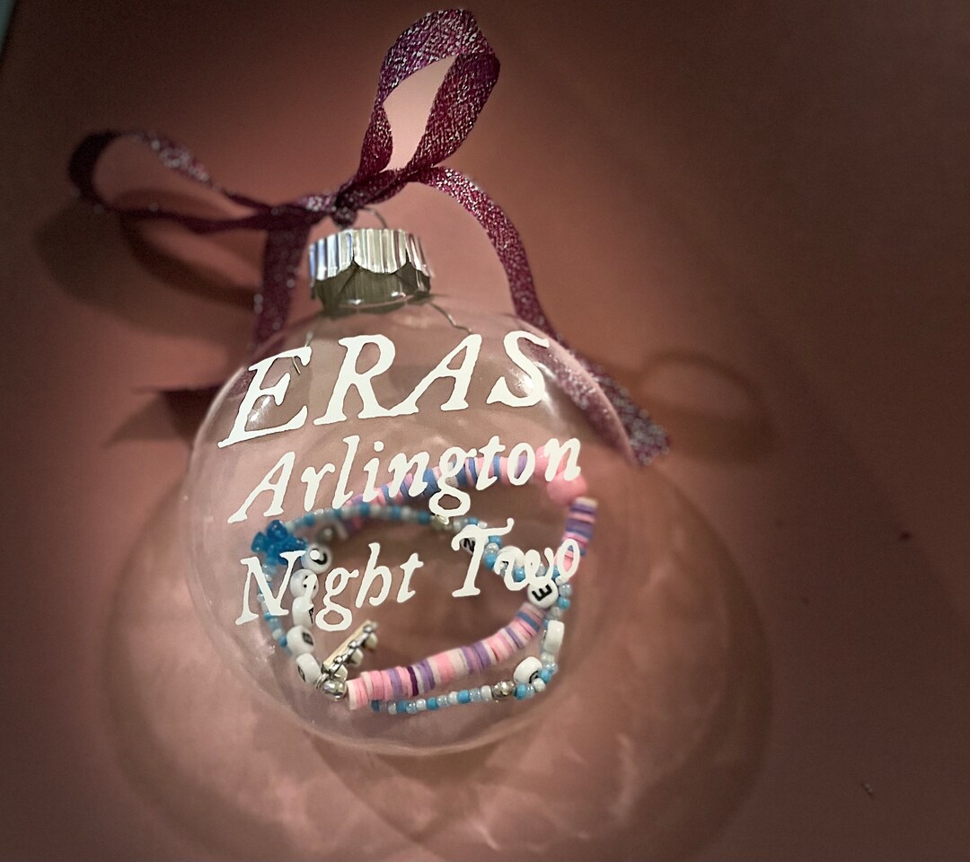 Taylor Swift Eras Tour Ornament Surprise Song Bracelets - Etsy