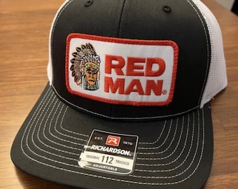 Red Man Chewing Tobacco Trucker Hat Richardson 112 Cap Vintage Style