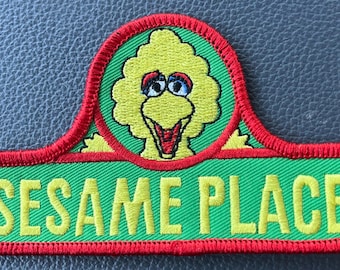 Sesame Street Sesame Place Vintage patch. Can be sewn or ironed on.