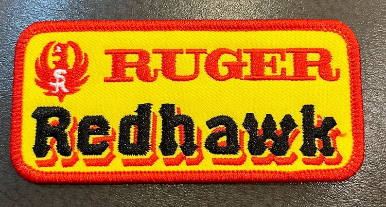 Ruger Redhawk Firearms vintage style patch. Can be sewn or ironed on. bild 1