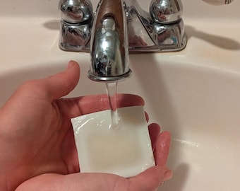 Schaftalgstück Seife: Einfach und Handgemacht (100g)