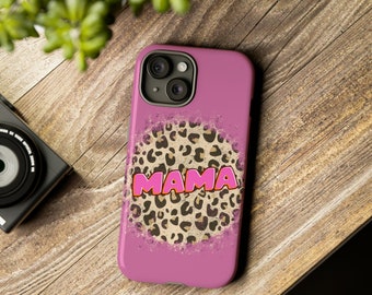 ママの iPhone ケース、母の日ギフト、ママへのギフト、ママへのギフト、ピンクの電話ケース、かわいいママの電話ケース、新米ママへのギフト、彼女へのギフト