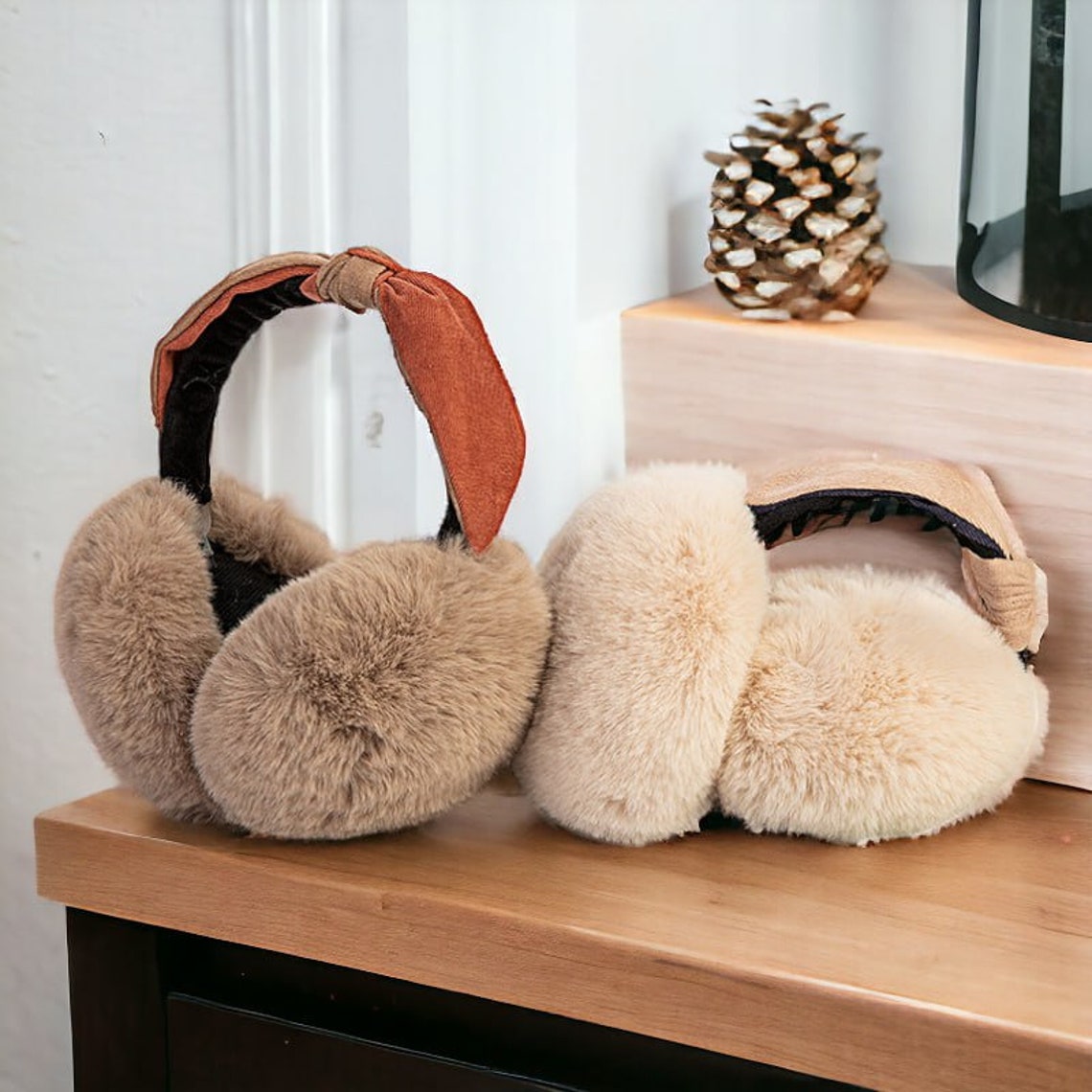 Fluffy Earmuffs, Ear Muffs, Ear Protector, Fuzzy, Heater, Earwarmer