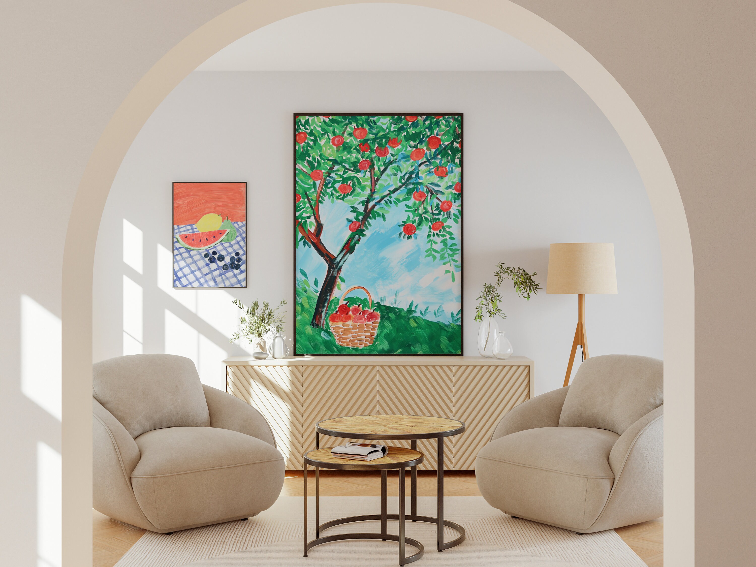 Henri Matisse Apple Tree Poster, Colorful Still Life Art Print