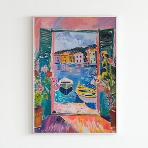 Henri Matisse Open Window Poster, Colorful Fauvism Art Print, Modern Wall Decor, Abstract Home Office Art, Matisse Wall Art