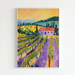 Henri Matisse Poster, Provence Print, Colorful Fauvism Art Print, Modern Wall Art, Matisse Wall Decor, Garden Landscape, Matisse Painting