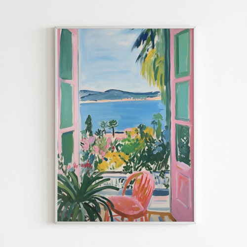 Poster Toile "Bateaux à Collioure" De Matisse - 30x45 Cm - Décoration Murale Salon, Chambre