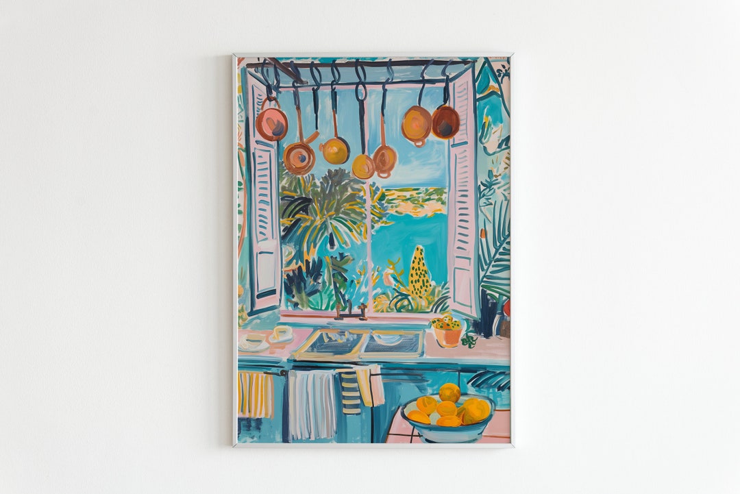 Matisse Kitchen Henri Matisse Open Window Poster, Kitchen Coastal View Art Print ...