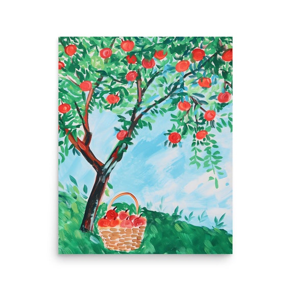 Henri Matisse Apple Tree Poster, Colorful Still Life Art Print