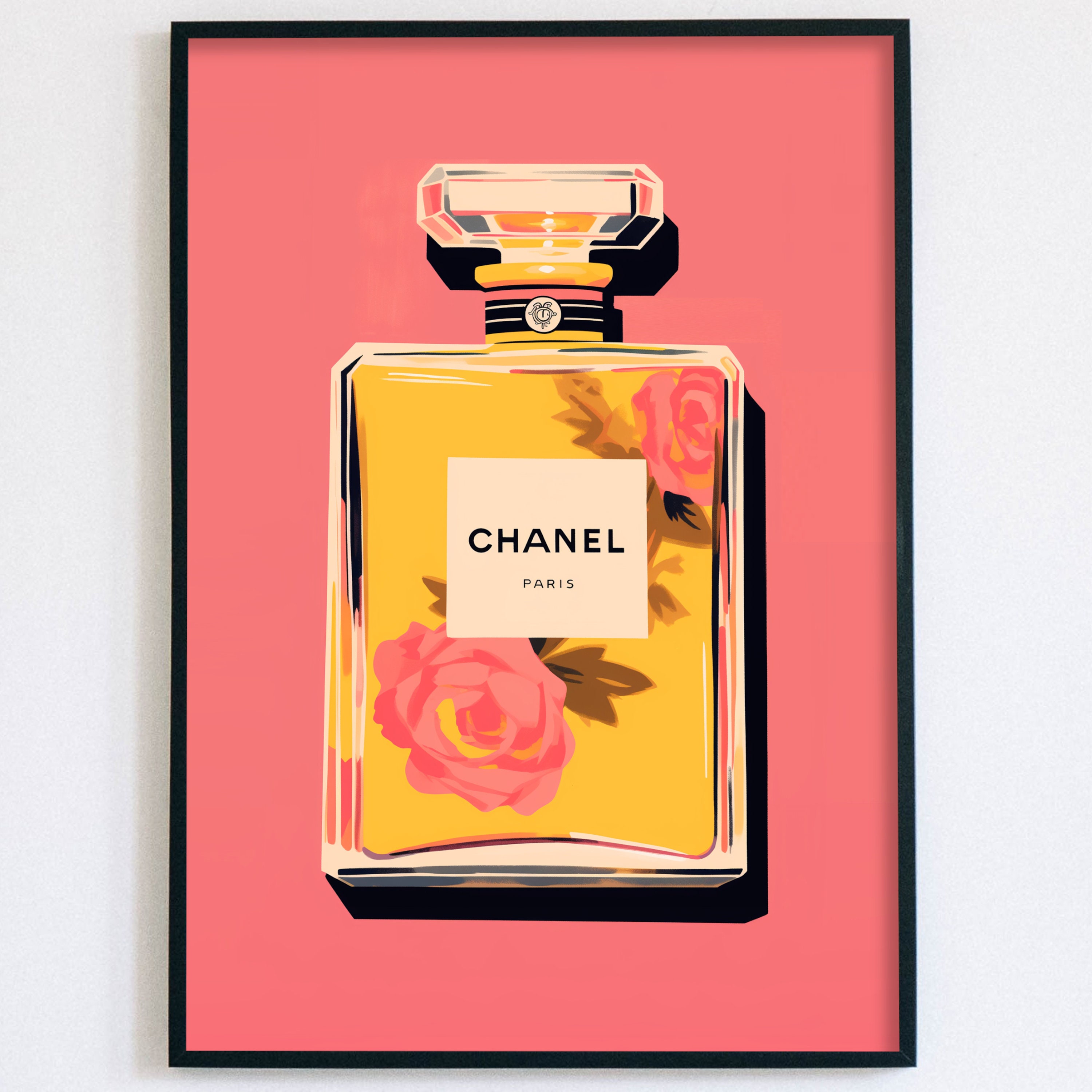 Coffee Chanel No 5 affiche (29,7x42cm) - Fashion - affiche - impression -  Wallified