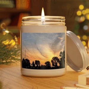 Photo Customizable Scented Candles, 9oz - Personalized Candle Gift, Custom Picture Candles, Unique Candle Gifts, Customizable Photo Gift