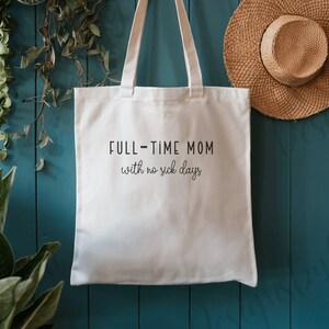 Tote Bags for Mothers, Gifts for Momma, Cute Bags for Moms, Birthday Gift for Mom, Simple Tote Bag for Moms, Tote Bags, Minimalist Mom Bag
