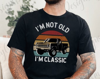 Truck guy Tee, Funny Car Lover Shirt, Car Enthusiast, Vintage Car Shirt, Shirts for Dad, Classic Truck Tees, Gift for Husband, Mechanic Gift