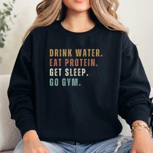 Gym Lover Sweatshirt, niedliches Workout Hoodie, Fitness Sweatshirt, Gym Geschenke für Frauen, trendige Gym Bekleidung, Workout Hoodie, Übung Shirt