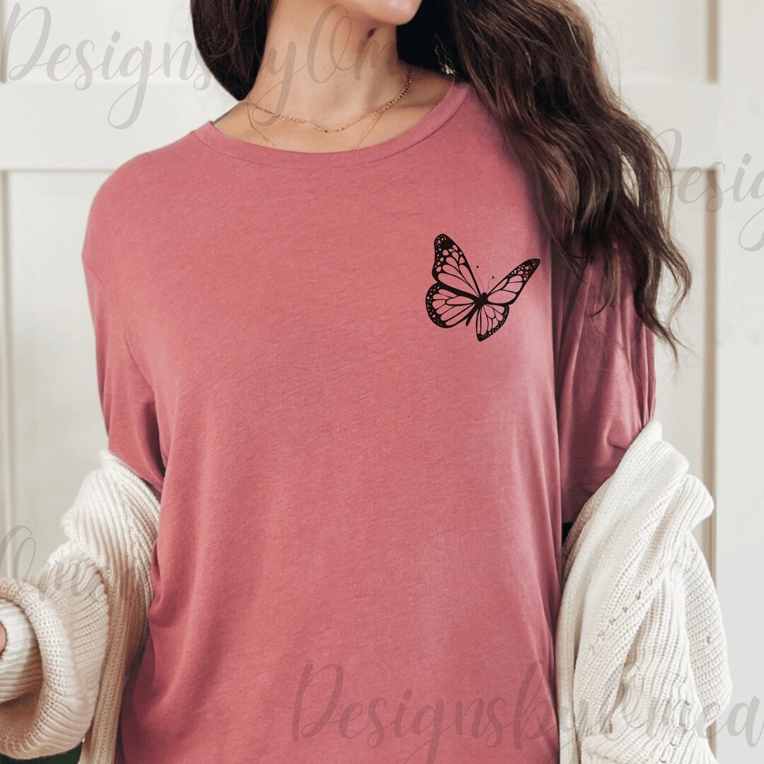 Tracey | Women's Cute Aesthetic Butterflies Art Print Shirt main image 0