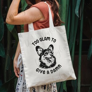 Sac fourre-tout drôle corgi, joli sac en toile corgi, sac crosse corgi, cadeau pour amoureux du corgi, cartable pour chien corgi, sacs maman corgi, sac papa corgi, sac corgi