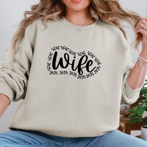 Custom mevrouw sweater, bruidsweater, toekomstige mevrouw hoodie, gepersonaliseerd huwelijkscadeau, cadeau nieuwe vrouw, verlovingscadeau, bruid ronde hals