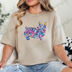 Aangepaste hond moeder shirt, gepersonaliseerd hondenshirt, hondenliefhebber cadeau, aangepaste hond naam shirt, huisdier minnaar, hond moeder cadeau, hondenbezitter T-shirt