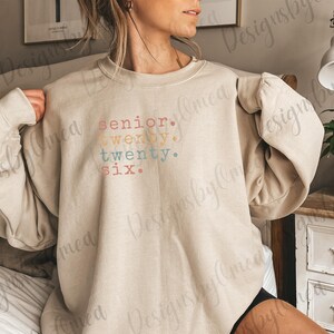 Class of 2026 Sweatshirt, Custom Senior Sweatshirt, Graduation 2026 Hoodie, Personalized Senior Graduation Gift, High School Senior Hoodie
