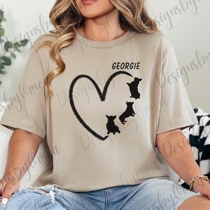 Aangepaste hond moeder shirt, gepersonaliseerd hondenshirt, hondenliefhebber cadeau, aangepaste hond naam shirt, huisdier minnaar, hond moeder cadeau, hondenbezitter T-shirt