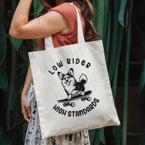 Sac fourre-tout drôle corgi, joli sac en toile corgi, sac crosse corgi, cadeau pour amoureux du corgi, cartable pour chien corgi, sacs maman corgi, sac papa corgi, sac corgi
