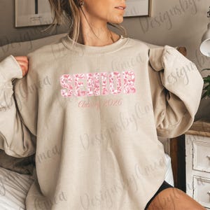Class of 2026 Sweatshirt, Custom Senior Sweatshirt, Graduation 2026 Hoodie, Personalized Senior Graduation Gift, High School Senior Hoodie