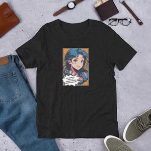 Feminist Engagement T-Shirt | Empowering Women's Rights Tee | Activism Apparel | Social Justice Top | Equality Gift for Her | Anime Girl