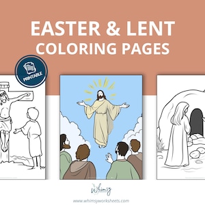 Easter Coloring Pages for Church | Printable Kids Activities | Bible Story Sheets | Sunday School Crafts | Fun Easter Art for Children
