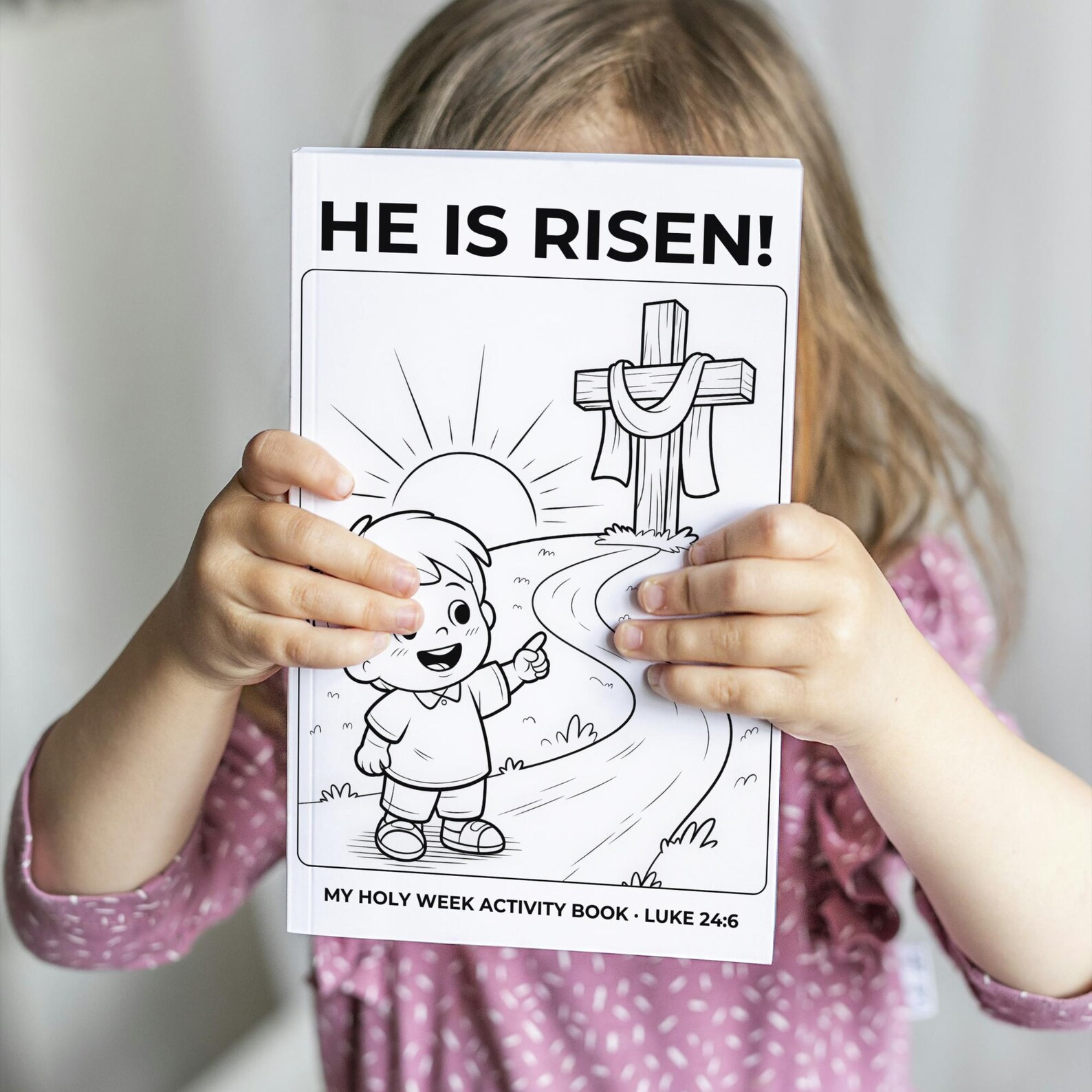 Easter Week Activity Booklet for Kids | Holy Week Printable Mini Book ...
