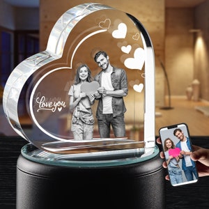 Álbum de fotos personalizado para fotos personalizado tu fotografía impresa  en 3D en el libro, el mejor regalo para boda, aniversario, familia, bebé