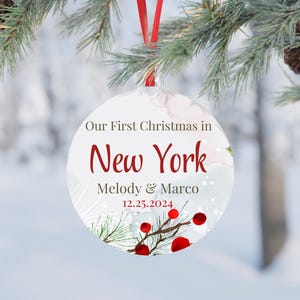 Family first christmas ornament mr and mrs ornaments 2024 baby first christmas family of three ornament christmas personalized travel decor