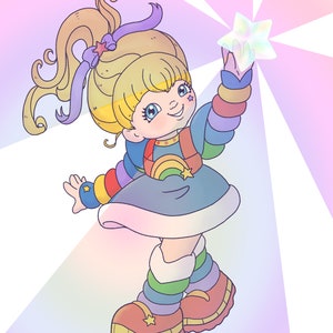 Rainbow Brite 5x7 Print