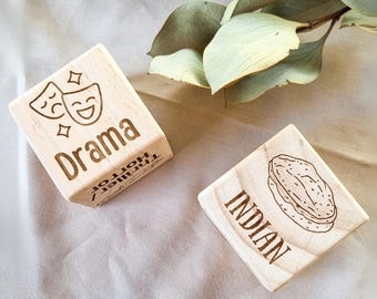 Engraved Timber Decision Die, Family Takeaway/Movie Night