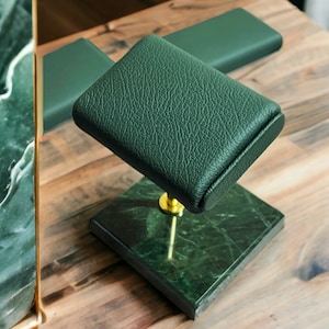 Watch stand,watch stand green marble,watch holder, watch box ,luxury watch stand, watch stand marble, Watch Stand for men, father's day gift